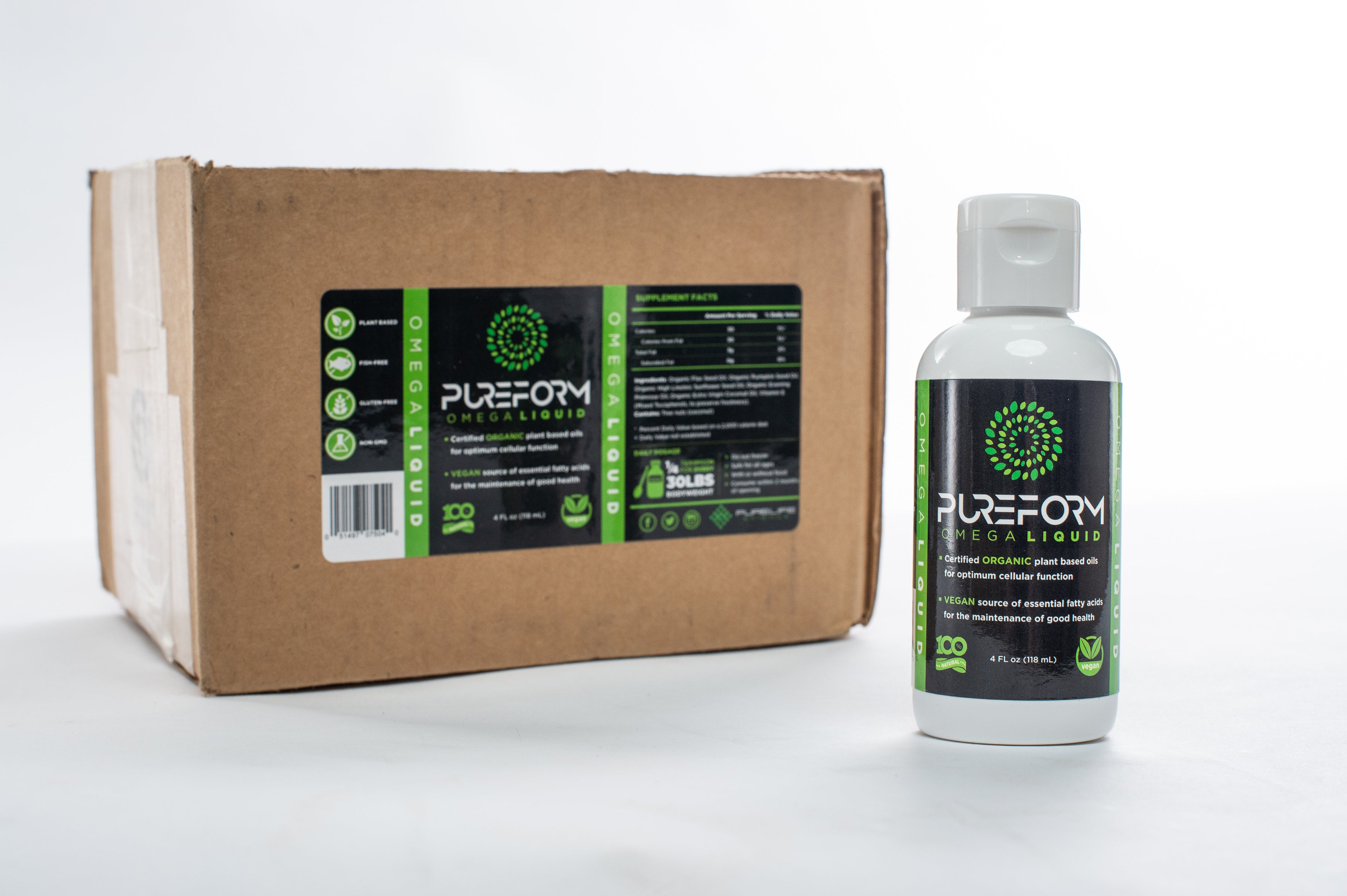 PureForm Omega® | Plant-Based Omega-3 & 6 Supplement – Pure Life Science